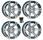 Itp SS212 Utv Wheels/rims Machined 12" Yamaha Viking Wolverine New. Price: $497.32.