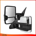 Power Heated Running Signals Light Towing Mirrors Chrome For 07-17 Toyota Tundra New. Price: $151.97.