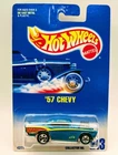 1992 Hot Wheels Teal Turquoise 57 Chevy Exposed Engine Spoke #213 B2 New. Price: $8.00.