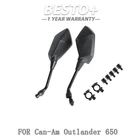For Can-am Outlander 650 2007-2020 Atv Rear View Side Mirrors New. Price: $18.25.