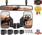 Utv Side Rear View Mirror With 1.75" To 2" Roll Bar Cage Compatible Polaris New. Price: $50.99.