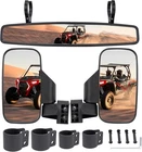Utv Side Rear View Mirror With 1.75" To 2" Roll Bar Cage Compatible Polaris New. Price: $45.99.