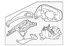 Genuine Subaru Mirror 91036AN84A New. Price: $151.13.