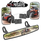 Rear-view Wide Center Side Mirrors Set Fit Honda Pioneer 1000-5 2016-2025 New. Price: $41.95.