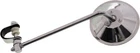 Emgo 4" Round Universal Clamp-on Mirror Chrome 8" Stem Motorcycle 20-06808 New. Price: $21.91.