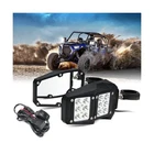 Utv Offroad Led Spot Light Side Rear View Mirrors For 1.75-2 Inch Roll Bar Ca... New. Price: $81.07.
